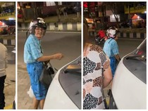 Kakek Pedagang Kerupuk di Bandar Lampung Kehilangan Motor Saat Berdagang