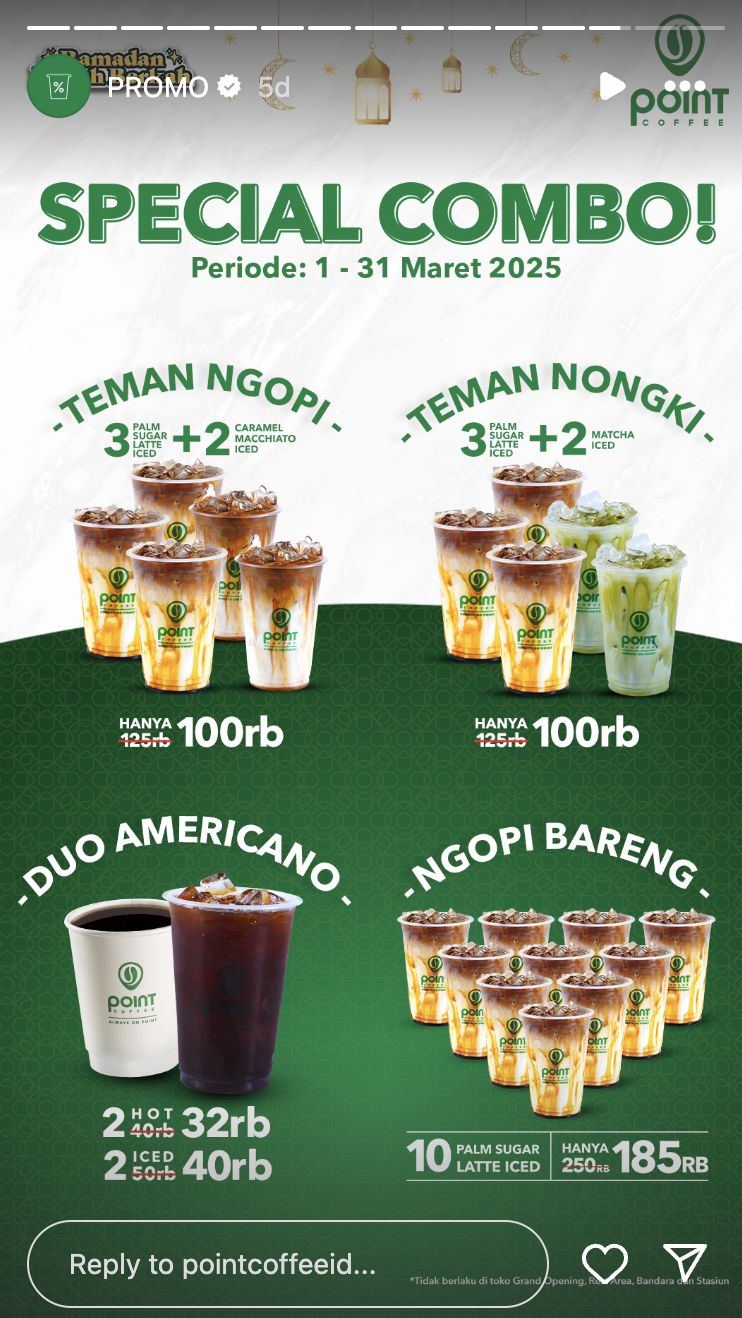 7 Kedai Kopi Populer Ini Punya Promo Hemat Saat Ramadan