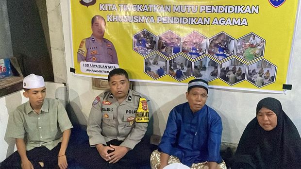 Aipda I Gede Arya bantu TPQ di Lombok