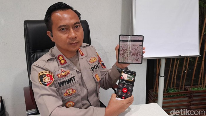 Wakapolrestabes Semarang AKBP Wiwit Ari Wibisono di Mapolrestabes Semarang, Kecamatan Semarang Selatan, Jumat (7/3/2025).