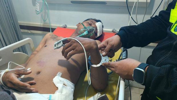 bangkai pikap dan korban hingga pelaku tabrak lari beruntun di sidoarjo