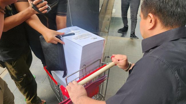 Bekas perkara Hasto (Adrial/detikcom)