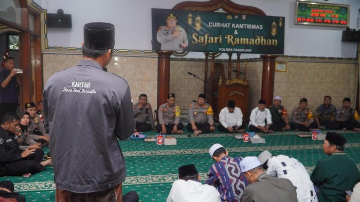 Curhat Kamtibmas yang digelar Kapolres Pasuruan.