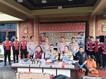 Polisi Ringkus Belasan Pelaku Kejahatan di Prabumulih