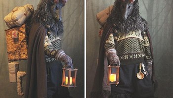 Karakter mirip Kambing Yule, sebuah simbol Natal tradisional Skandinavia yang berbentuk kambing dari jerami. Tapi kalau ini yang seramnya. Foto: Boredpanda