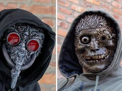 Kreasi Seni Menyeramkan Tapi Keren, Bikinan Tangan Mereka Sendiri