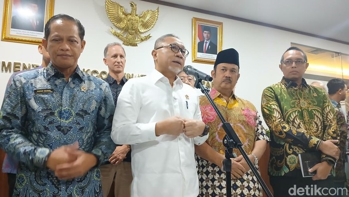 Menteri Koordinator Bidang Pangan, Zulkifli Hasan atau Zulhas (Anggi Muliawati/detikcom)