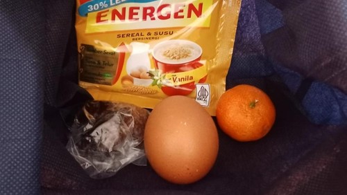 Menu MBG yang disalurkan selama puasa Ramadan di Kota Bima, NTB. (Rafiin/detikBali)