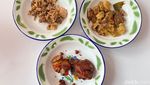 Mantap! Nasi Kulit Pakai 15 Pilihan Lauk di Resto Ivan Gunawan