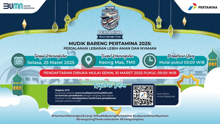 Pertamina Siapkan 5.000 Kursi di Program Mudik Gratis 2025