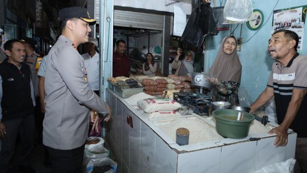Polres Lamongan sidak Pasar Sidoharjo