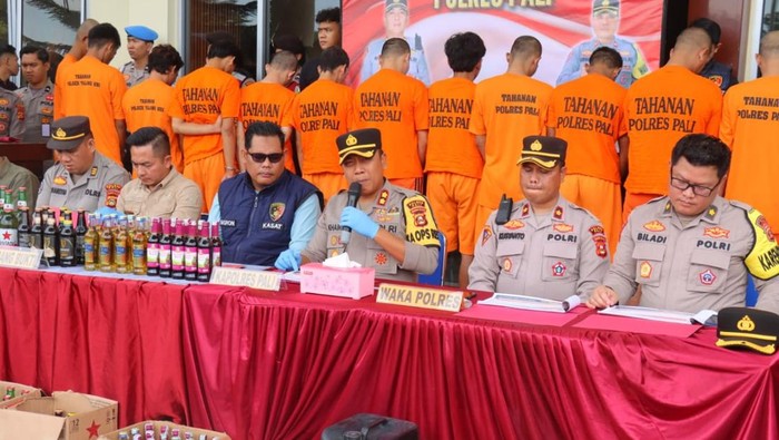 Polres PALI menangkap 21 pelaku kejahatan di PALI selama operasi pekat