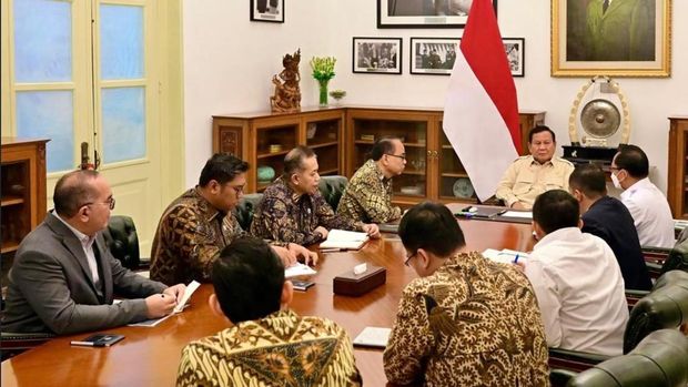 Prabowo bertemu dengan Tito Karnavian dan Budi Arie di Istana membahas terkait sosialisasi Koperasi Desa Merah Putih (dok istimewa)