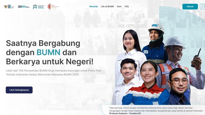 Rekrutmen Bersama BUMN 2025