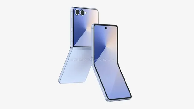 Render Samsung Galaxy Z Flip 7 dengan cover screen lebih besar