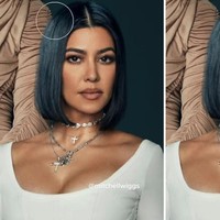 Penampilan keluarga Kardashian-Jenner yang semakin cantik sering menuai perbincangan publik. Digital artist Michell Wiggs menampilkan transformasi kelima bersaudari dan ibu mereka untuk memperlihatkan bagaimana mereka berubah cukup drastis, termasuk pada si sulung Kourtney.Foto: Dok. TikTok @mitchellwiggs