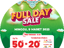 Besok Transmart Full Day Sale Datang Lagi! Diskon Melimpah 50% + 20%