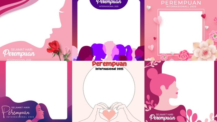 Twibbon Hari Perempuan Internasional 2025.