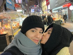 Potret Angga Yunanda & Shenina Honeymoon di Korea, Netizen: Siap-siap Guys