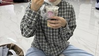 Di bulan Ramadan, Ayana menyantap es teler durian sebagai takjil untuk menemaninya berbuka puasa. Foto: Instagram @xolovelyayana