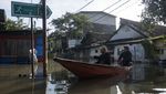Penampakan Banjir Merendam Kawasan Bandung Selatan