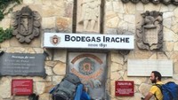 Di Spanyol, ada pabrik wine yang punya pancuran mini agar orang-orang yang lewat bisa minum wine gratis. Foto: Demilked/Site