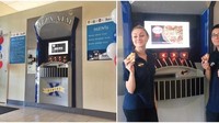 Terakhir ada mesin ATM yang unik di University of North Florida (UNF). Karena bukannya mengeluarkan uang, mesin ini cetak pizza enak. Foto: Demilked/Site
