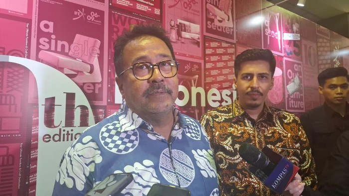 Wakil Gubernur Jakarta Rano Karno di Museum Wayang, Kota Tua, Jakarta Barat, Sabtu (8/3/2025).