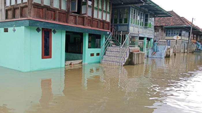 Rumah warga terdampak banjir di Muba.