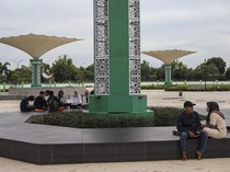 Suasana Ngabuburit di Kawasan Banten Lama