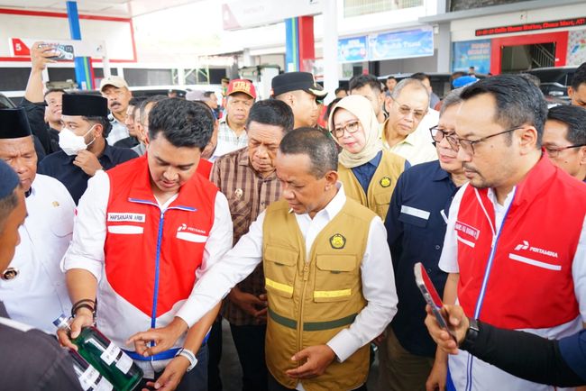 Bahlil cek distribusi BBM