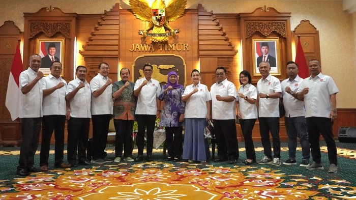 Gubernur Khofifah Indar Parawansa audiensi dengan DPD REI Jatim