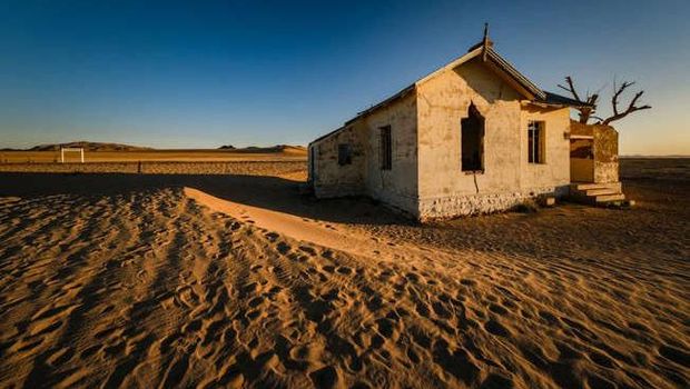 Kota Berlian Kolmanskop, Namibia