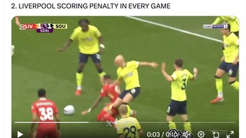 Tapi sebagian netizen menilai Liverpool terlalu banyak mendapatkan penalti. Dua hal pasti dalam hidup, kematian dan Liverpool mencetak penalti tiap laga, tulis akun ini. Foto: X.com