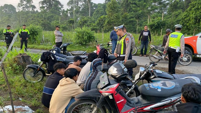 Polisi di Kediri gencar razia balap liar selama Ramadan