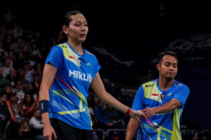 Rehan Naufal Kusharjanto/Gloria Emanuelle Widjaja kalah di final Orleans Masters 2025.