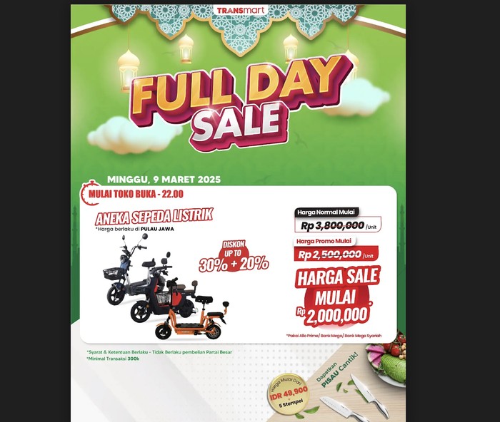 Transmart Full Day Sale