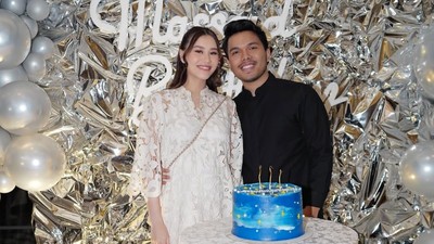 8 Foto Pesta Ultah ke-23 Aaliyah Massaid, Bumil Tampil Makin Cantik & Glowing