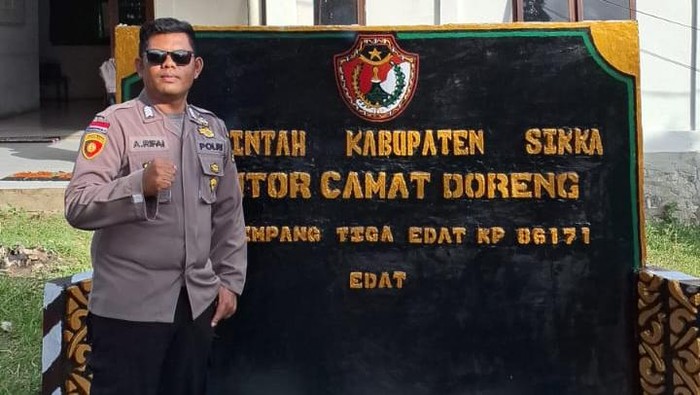 Anggota Polres Sikka, Bripka Ahmad Rifai