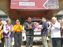 Sedana Arta Terima Bantuan Satu Mobil Donor Darah untuk PMI Bangli