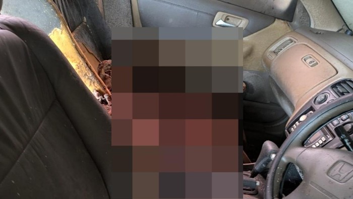 Kerangka manusia dalam mobil ditemukan di Gresik
