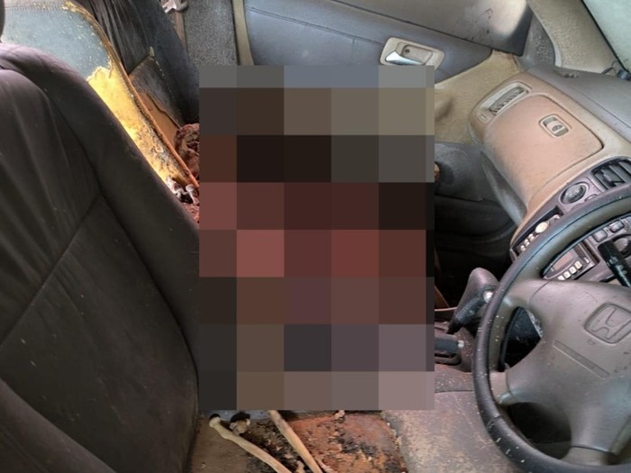 Kerangka manusia dalam mobil ditemukan di Gresik