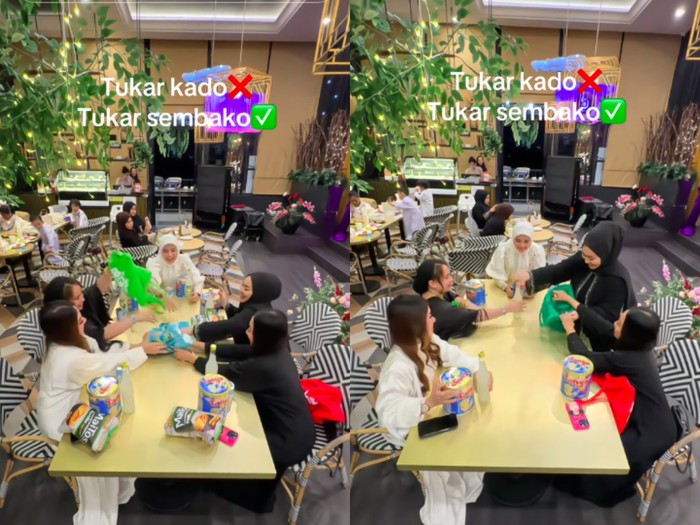 Lagi Ngetren! Bertukar Bingkisan Makanan saat Buka Bersama Teman