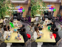 Lagi Ngetren! Bertukar Bingkisan Makanan saat Buka Bersama Teman