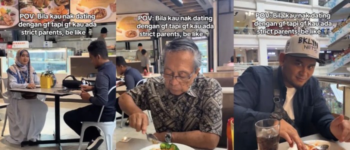 Makan Saat Kencan Pertama, Wanita Ini Ditemani Orang Tua dan Kakaknya!