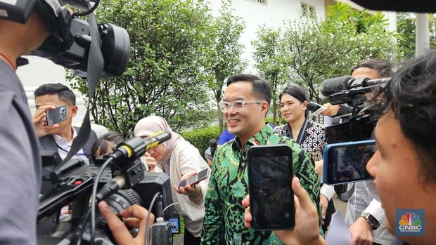 Patrick Walujo di Istana Negara, Jakarta. (CNBC Indonesia/Emir Yanwardhana)