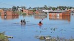 Penampakan Banjir Bandang Hantam Argentina, 16 Orang Tewas