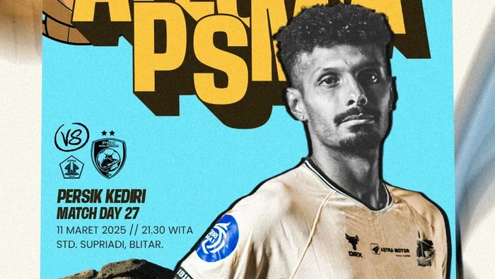 Allona PSM Makassar lawan Persik Kediri dalam lanjutan Liga 1 2024/2025 di Stadion Gelora Soepriadi.