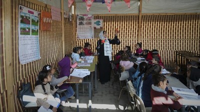 Anak-anak Gaza Sekolah Lagi