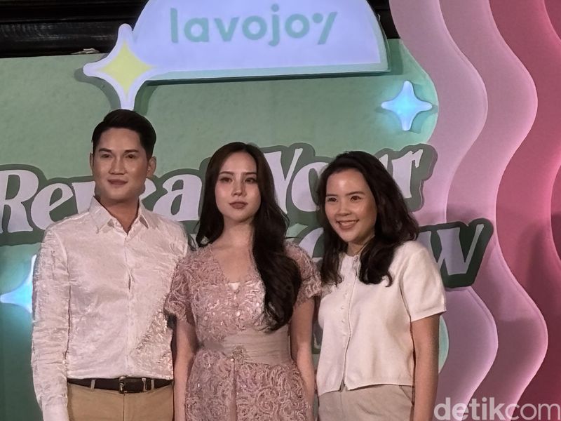 Dickson Leo, Agatha Chelsea, dan Audrey Stephanie di Press Conference Lavojoy